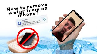 How To Remove Water From An iPhone 💧📲 [upl. by Bowerman]