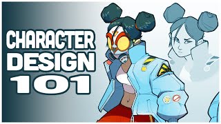 CHARACTER DESIGN 101  My process and things to keep in mind [upl. by Tova]