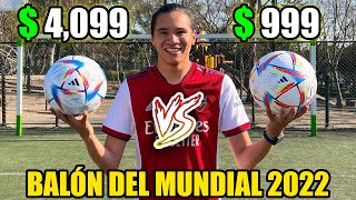 BALÃ“N DEL MUNDIAL AL RIHLA VERSION CARA vs BARATA âš½ Â¿Hay mucha diferencia ðŸ¤” [upl. by Ullyot]