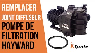 Comment changer le joint du diffuseur de la pompe de filtration Hayward [upl. by Eldrid]