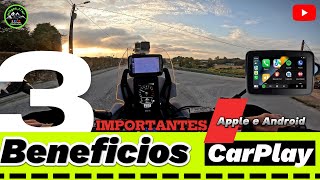 Motivos para usar CarPlay carplay android motovlog [upl. by Aesoh]