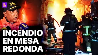 Incendio en Mesa Redonda por trabajo en galería Los Damnificados quotEstá en corazón de la manzanaquot [upl. by Aketal]