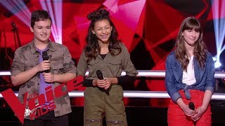 Miley Cyrus  Wrecking Ball  Leticia VS Mathias VS Océane  The Voice Kids France 2019 [upl. by Ahsieit]