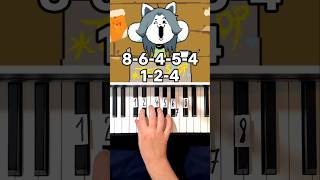 Tem Shop Undertale Piano Tutorial shorts [upl. by Canon]