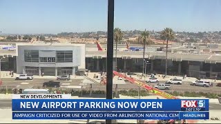 San Diego International Airport opens new parking plaza [upl. by Trixie]