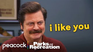 Best of Ron actually liking people  Parks and Recreation [upl. by Newcomer]