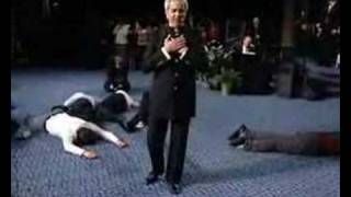 Benny Hinn  FIRE Falling on Audience in New York 2 [upl. by Adnaugal515]