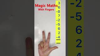 Magic Maths Addition and Subtraction with fingers abacus math shorts trending [upl. by Chipman]