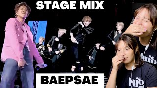 BTS  Baepsae 뱁새 Stage Mix  REACTION 방탄소년단 [upl. by Adikram761]