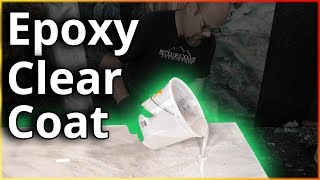 How to Apply an Epoxy Clear Coat the Best Way  Stone Coat Countertops [upl. by Etnaud]