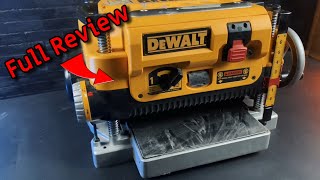 Dewalt DW735 13Inch Thickness Planer  Review [upl. by Azelea415]