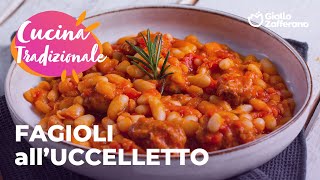 FAGIOLI allUCCELLETTO  RICETTA TOSCANA della TRADIZIONE CONTADINA😋 [upl. by Caddaric]