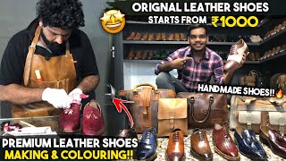 Handmade Premium Shoes in Chennai 🔥 Leather Shoes from 1000Rs  Branded shoes in Chennai Abified [upl. by Iborian126]