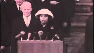 1  Marian Anderson sings the National Anthem [upl. by Nylhsa]