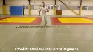 COORDINATION ECHELLE DE RYTHME DEPLACEMENT JUDO 3 [upl. by Htebzil]