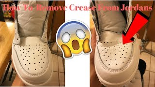 How To Remove Creases On Shoes Steamer Method [upl. by Aloel126]