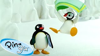 A Windy Day 🐧  Pingu  Official Channel  Cartoons For Kids [upl. by Nedyaj]