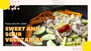 Pickled Vegetables Recipe  Saswatis All in One [upl. by Jacie401]