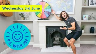 PE With Joe  Wednesday 3rd June [upl. by Trubow]