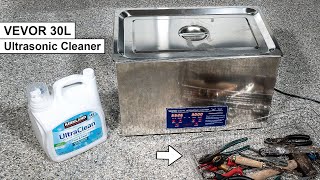 VEVOR 30L Ultrasonic Cleaner Unboxing amp Review [upl. by Becht]