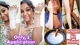 100 Effective 1 Day Challenge Skin Brightening at Home  skin lightening Best Remedy [upl. by Pippo610]