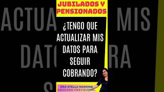 JUBILADOS y PENSIONADOS actualizacióndatos Cobro jubilaciones Y pensiones anses [upl. by Acimot]