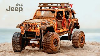 Reviving a Destroyed 4x4 Jeep Full Restoration Process [upl. by Yelram]