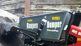 PowerPac RaupenDumper Kettendumper Muldenkipper Minidumper Typ RC800 Kiestransport [upl. by Yerg]