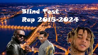 Blind Test Rap 20152024 [upl. by Fitzsimmons]