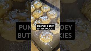 Pumpkin Gooey Butter Cookies recipe cooking [upl. by Joeann564]