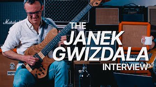 Janek Gwizdala  his Strange Bass Journey Pedalboard Soloing and more [upl. by Ahsemed]