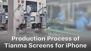 Production of Aftermarket Chinamade iPhone LCD Screen [upl. by Main621]