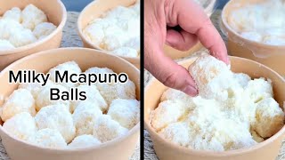 MILKY MACAPUNO BALLS RECIPE  HOW TO MAKE MILKY MACOUNO BALLS  Panlasang Pinoy [upl. by Adivad]