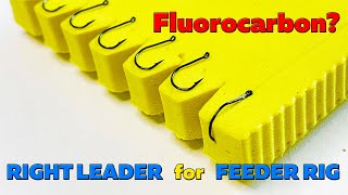 Fluorocarbon Check The right leader for feeder rig [upl. by Arianna]