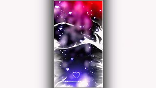 Template Video Background Full Screen  Ink Splash Heart Effects  Kinemaster Template Black Screen [upl. by Halueb534]