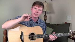 Red Haired Boy on Guitar Free Bluegrass Flatpicking Lesson [upl. by Hadrian]