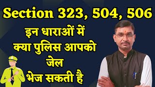 Section 323 504 506 IPC इन Dhara में क्या Police आपको Jail भेज सकती है [upl. by Matt]