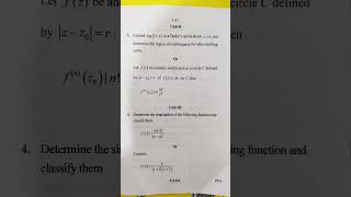 Complex analysis MSc 1st sem chhindwarauniversity msc complexanalysis [upl. by Ruon]