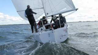 North Sails Trim Cup 2016  J24 spinnaker sailing [upl. by Gaillard]