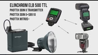 Elinchrom ELB 500 TTL with Phottix Odin II [upl. by Cornish]