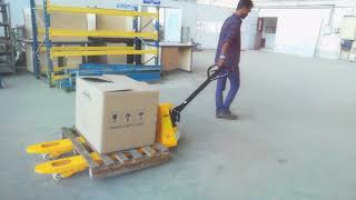 Josts Hand Pallet Truck suitable for material handling applications [upl. by Hgielrebma573]