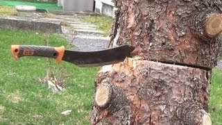 Throwing Blades Bear Grylls Compact Parang Machete [upl. by Xylia]