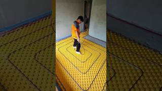 Underfloor Heating System  shorts [upl. by Harmon]