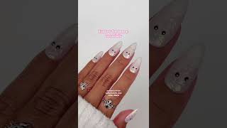 👿 Halloween nails design ghostmummy nails design VC nailartbyjen nails shorts youtubeshorts [upl. by Archibaldo]