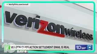 Yes the Verizon class action lawsuit settlement email is real [upl. by Siwel]