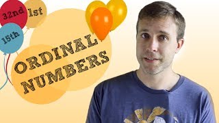 Learn Ordinal Numbers in English [upl. by Idnak584]