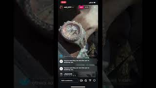 Drill Rapper EBK Eski Showing New STOLEN Watch amp Ends Live After He Spots An Opp [upl. by Eikin]