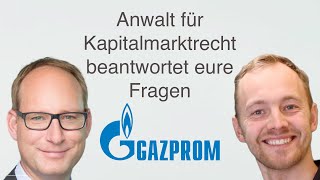 Gazprom ADRs  Anwalt Florian Johst bringt Licht ins Dunkle [upl. by Anagnos90]