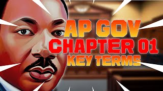 AP GOV Chapter 1 Key Terms  Notes [upl. by Amara]