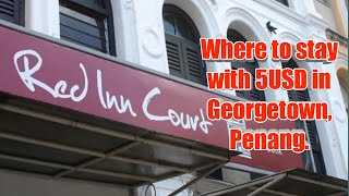 A place to stay with 5 budget in Georgetown Penang MALAYSIA [upl. by Jinny378]